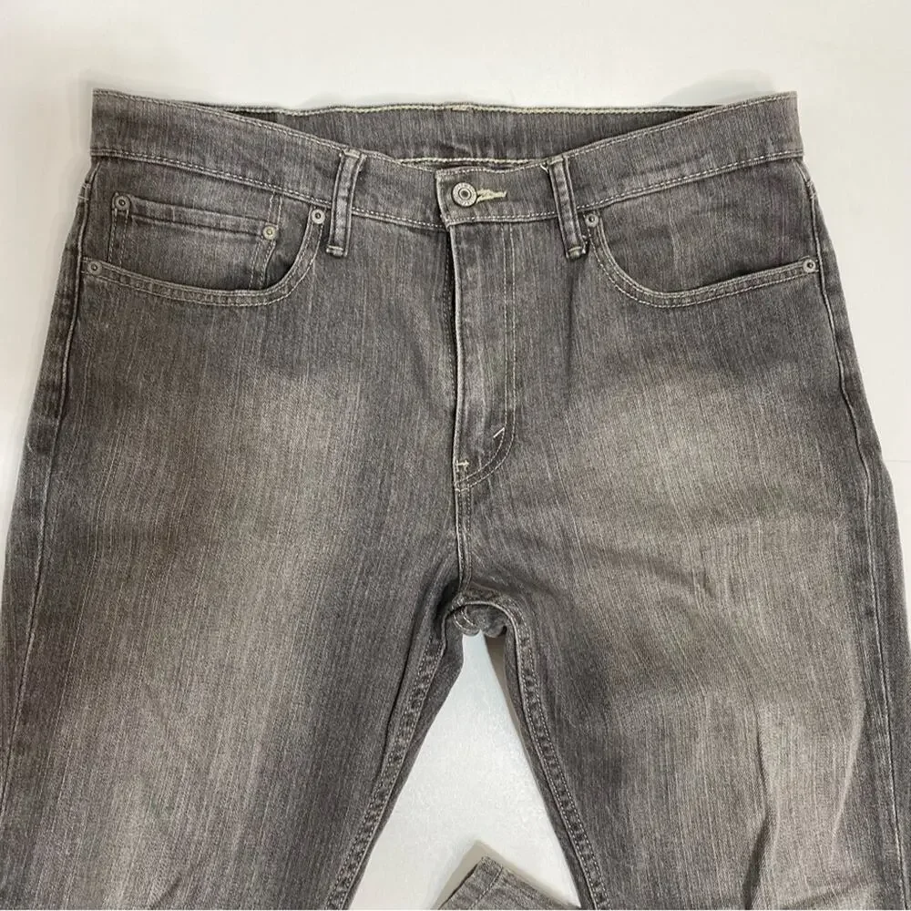 Levi’s Faded Gray Skinny Jeans 36x42